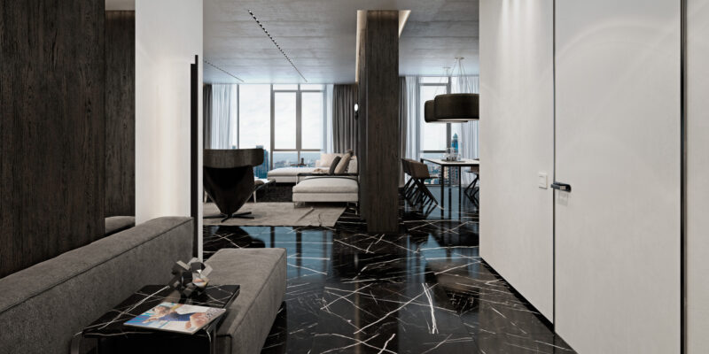 HIGHGLOSS MARBLE - the architectural trend that just won't quit!