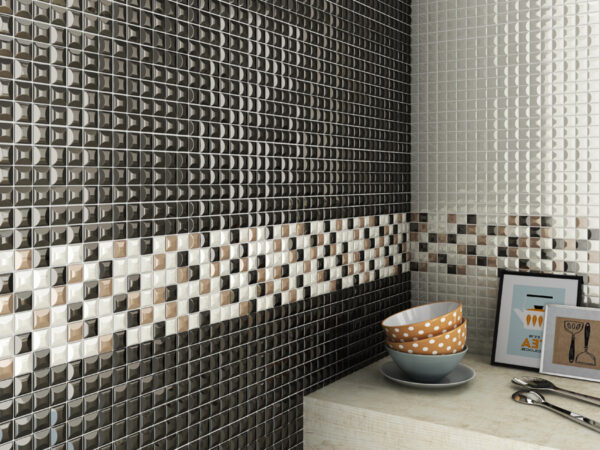 Mosaic Tiles in Various Colors for Inspiration