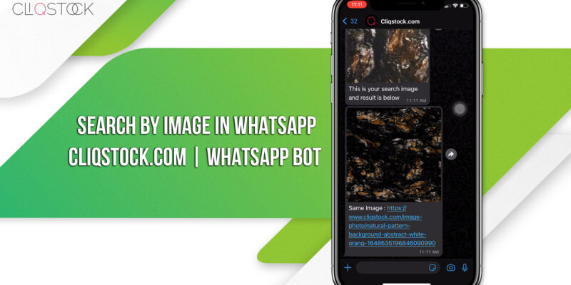 Search By Image In WhatsApp Cliqstock.Com | WhatsApp BOT